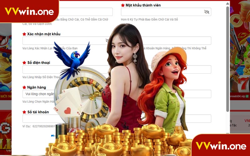 Hướng dẫn đăng ký VVwin trên điện thoại di động