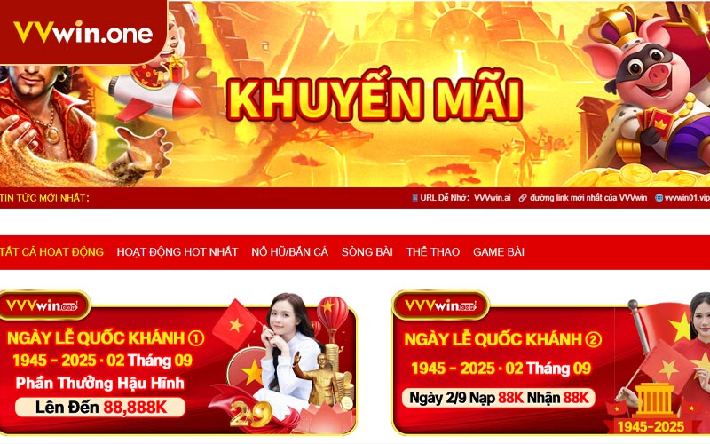 Giới thiệu tổng quan về khuyến mãi VVwin